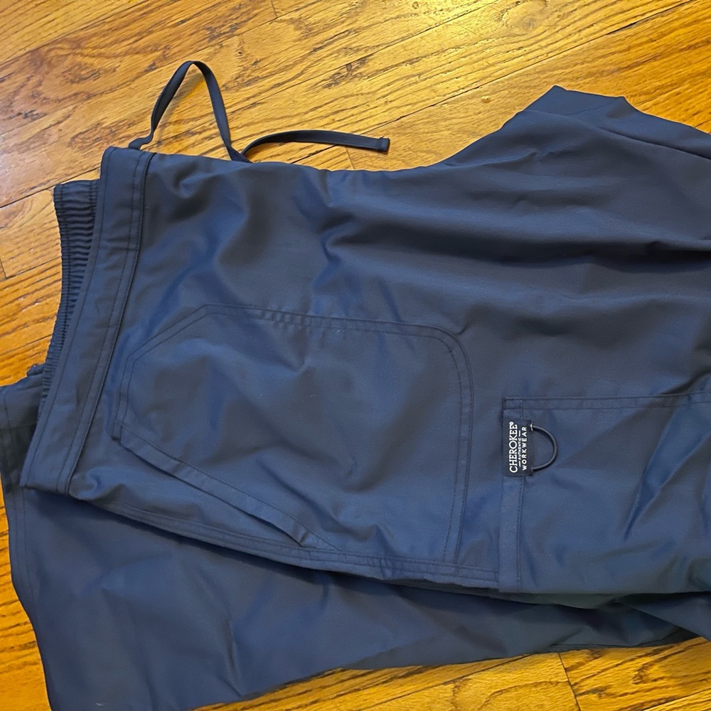 Cherokee Women's Navy Blue V-Neck Top - Picture 6 of 7